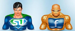 SuperHero Cartoon Style Social Icon Set