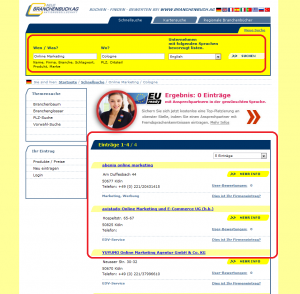 Neue Branchenbuch AG Fremdsprachen