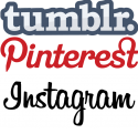 TUMBLR PINTEREST INSTAGRAM