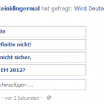 Facebook Umfrage erstellen 4