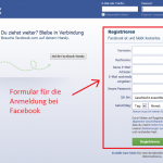 bei Facebook registrieren