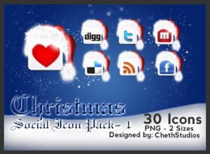 Social-Media-Icon-Christmas-Weihnachtsmuetzen