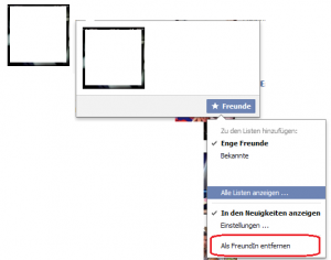 Facebook Freunde loeschen