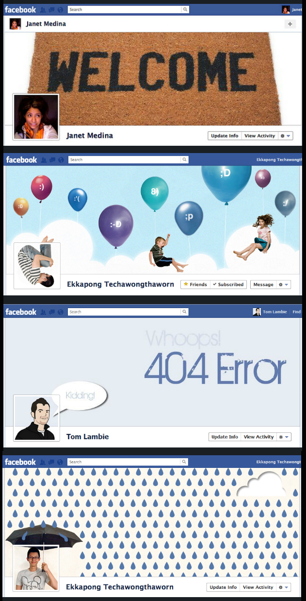 Facebook Timeline Designs