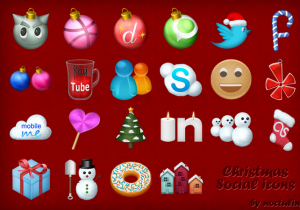 Christmas Social Icons