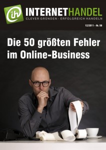 Titelblatt INTERNETHANDEL Ausgabe Nr.98 12-2012 Fehler im Online-Business