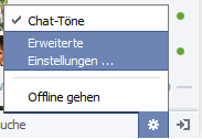 Facebook Online Status verbergen - Variante 2