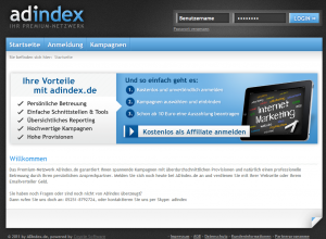 Adindex Affiliate Netzwerk