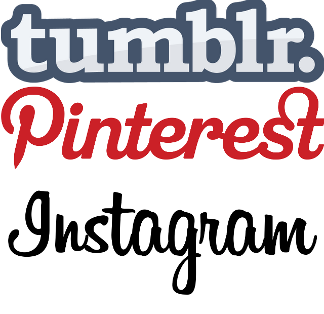 TUMBLR PINTEREST INSTAGRAM