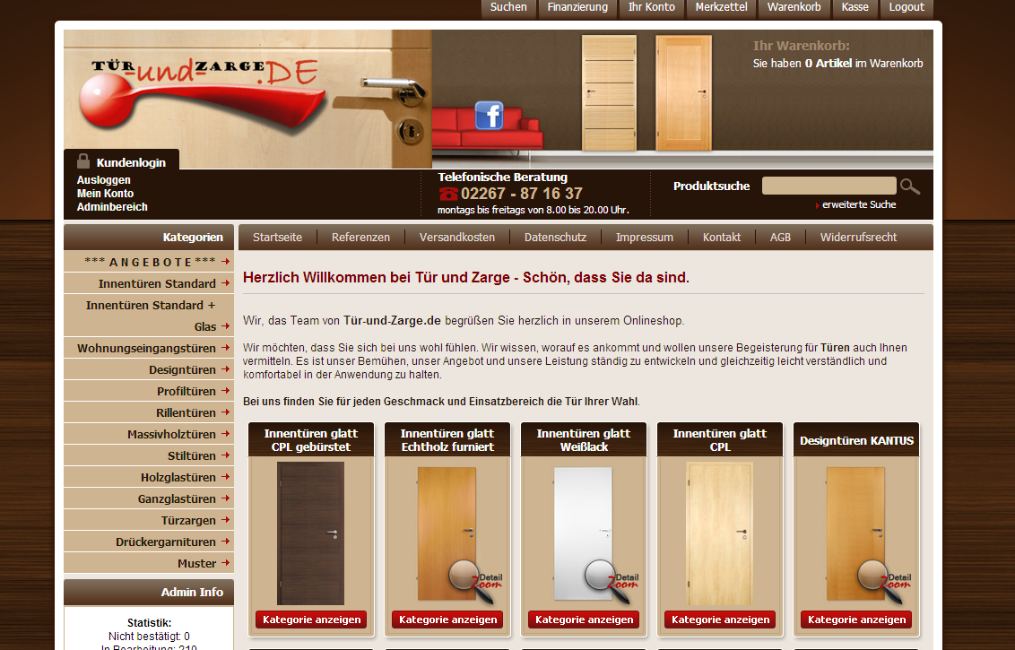 Tueren Online Shop