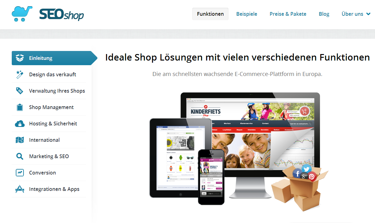 seoshop - baukasten online shop