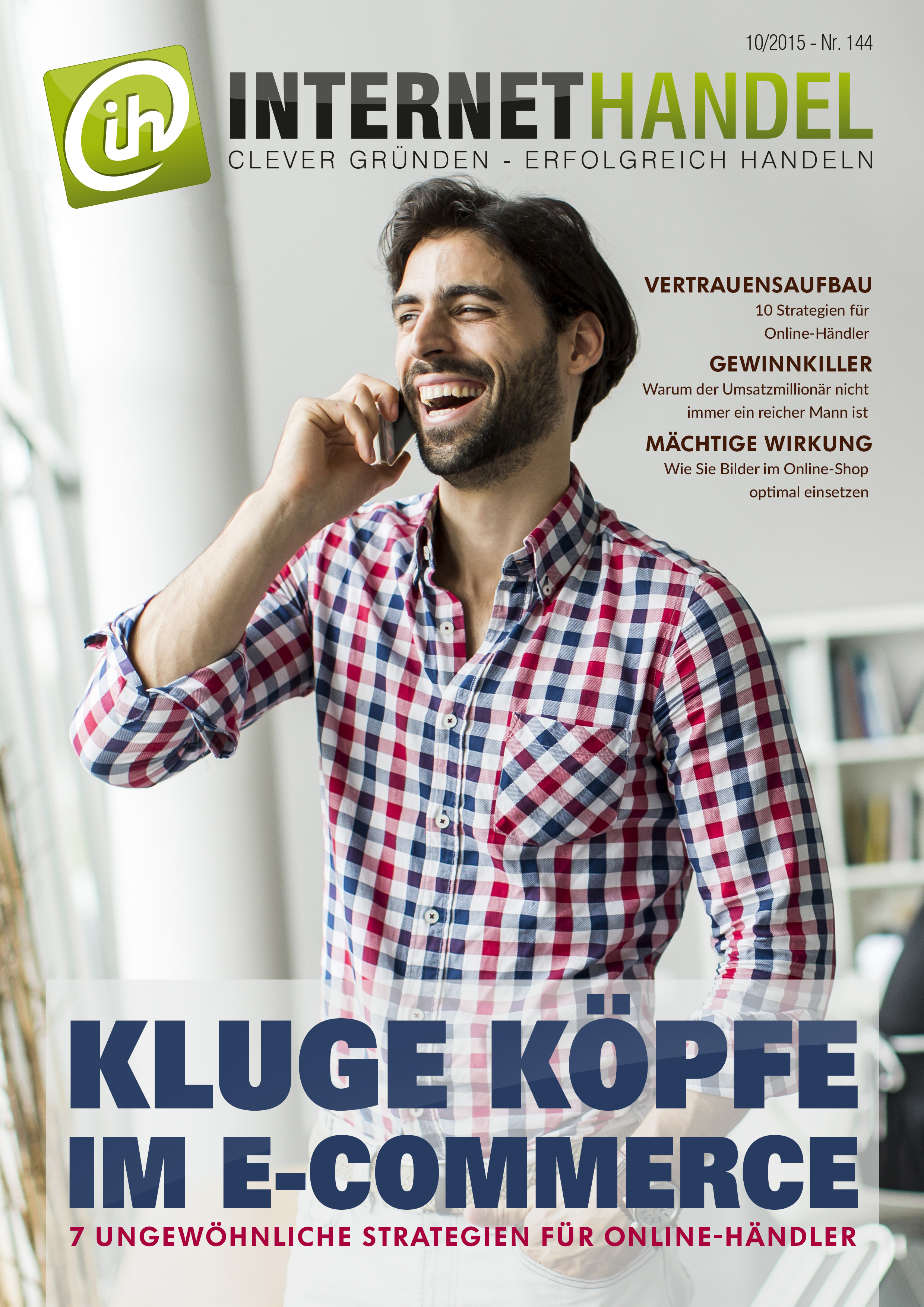 Titelbild-Internethandel-de-Nr-144-10-2015-Kluge-Koepfe-im-E-Commerce